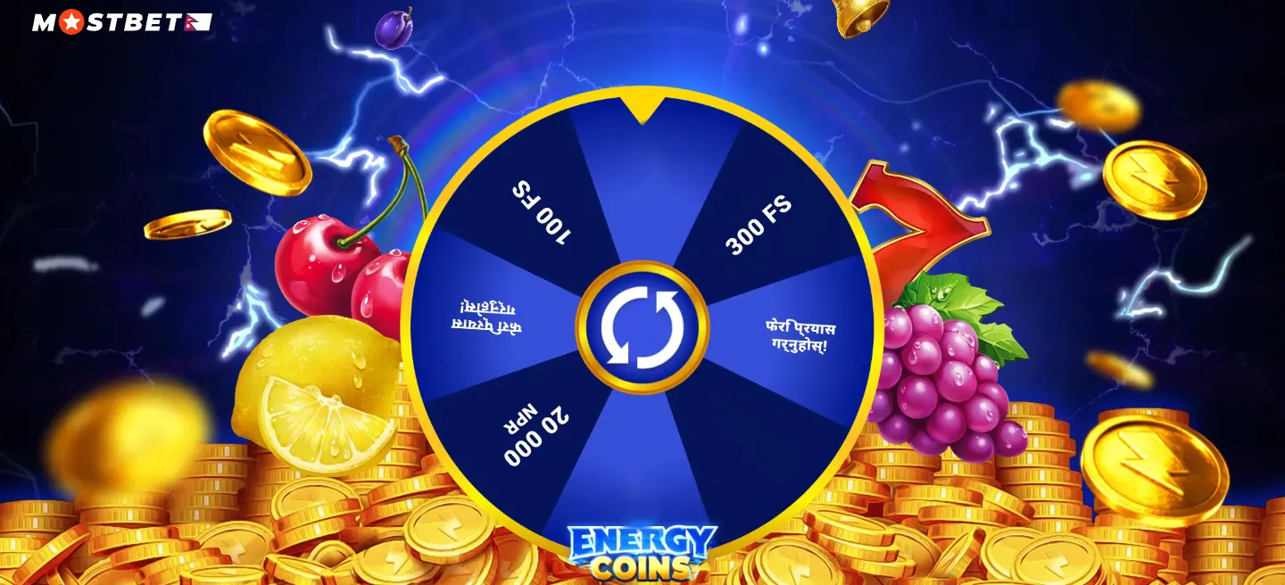 Mostbet Energy Coins artwork