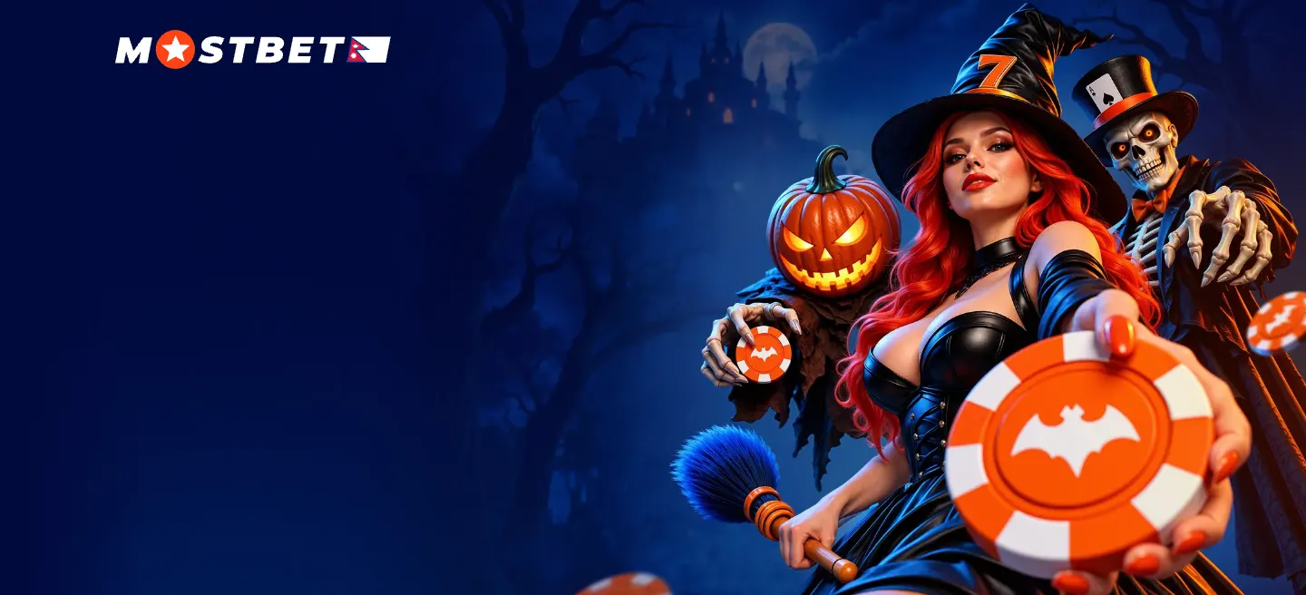 Mostbet Halloween Monster Party artwork