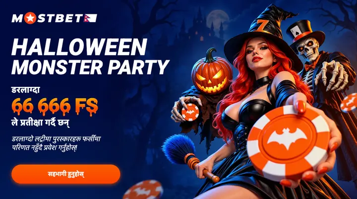 Mostbet Halloween Monster Party: 66,666 free spins